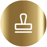 Gold Foil Embossings